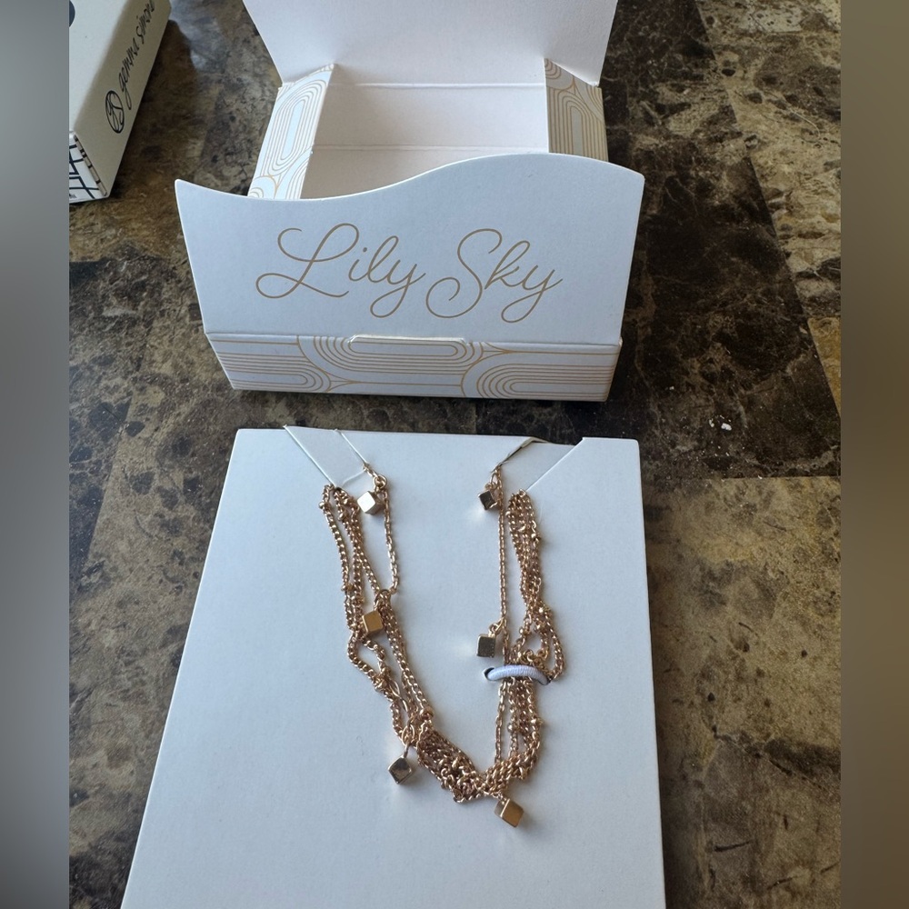 Lily sky bracelet duo